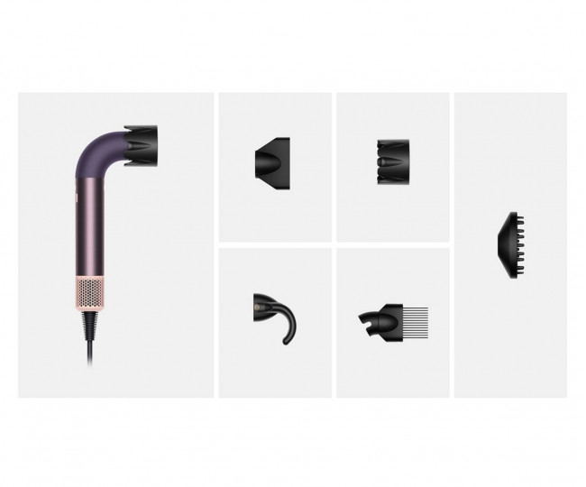 Фен Dyson HD17 Supersonic R Pro Hair Dryer Curly+Coily - Jasper Plum (EU)